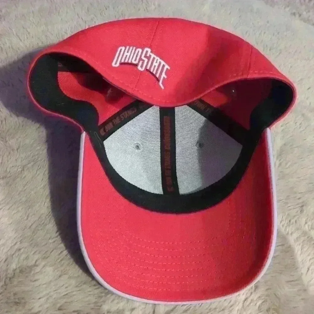 Colosseum Ohio State Buckeyes hat, size small-medium, red and white